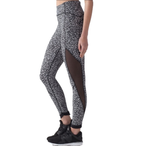 lululemon athletica Black and White Patterned Leggings